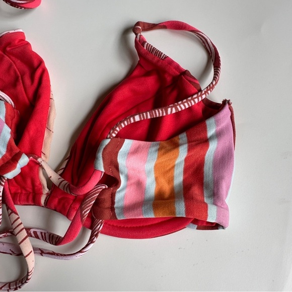 Maaji - Curuba Samba Reversible Underwire Bikini Top Multicolor Size Small - Picture 4 of 5